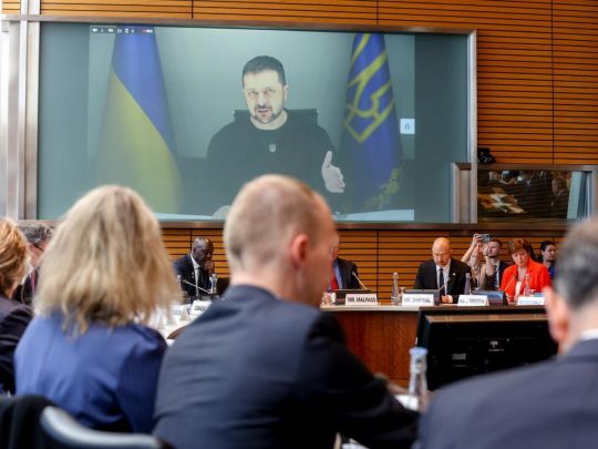 «Це буде миротворчий акт у глобальному масштабі»: Зеленський закликав банкірів до якнайшвидшої конфіскації фінансових активів росії (відео)