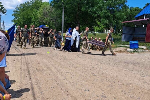 В Одесской области попрощались с погибшим воином Андреем Кошелевым