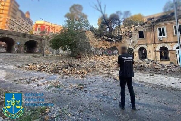 Ночной обстрел исторического центра Одессы: прокуратура начала досудебное расследование