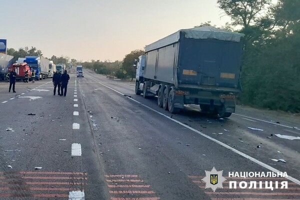 На трассе Одесса – Рени из-за ДТП частично перекрыто движение